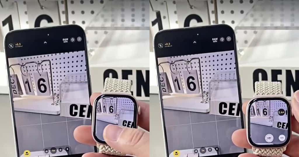 Apple WatchでiPhoneカメラをリモート撮影