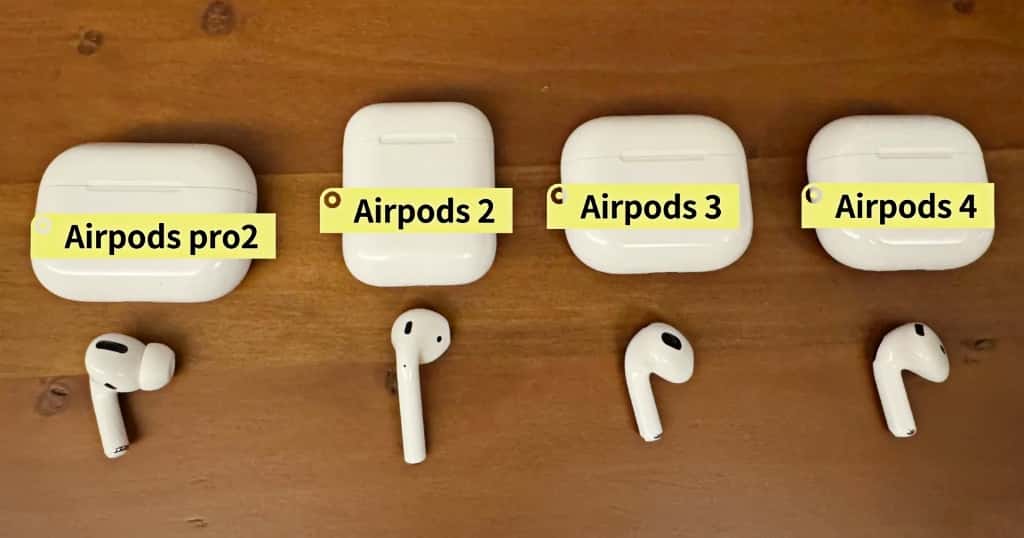Apple Watchで音楽再生に対応する4つのAirPodsモデル