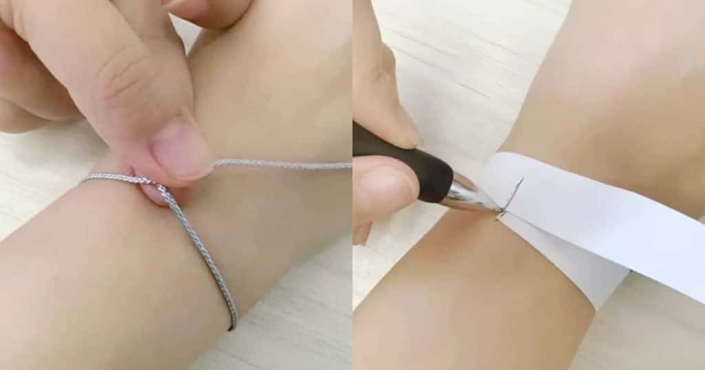 手首のサイズを測る