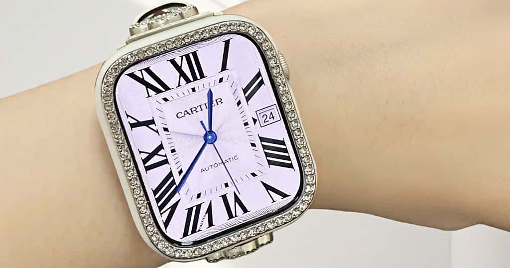 Apple Watchのカルティエ風デザイン文字盤