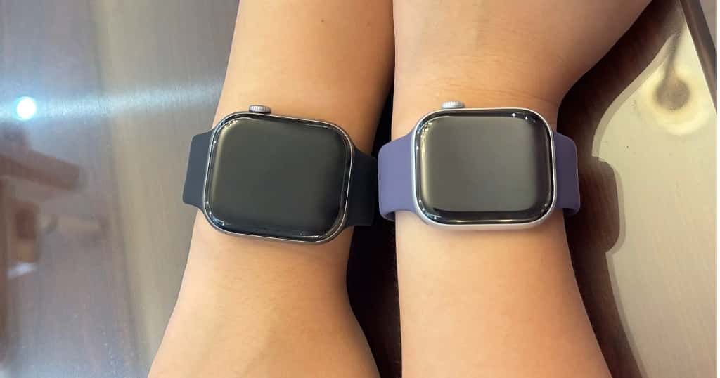 Apple Watch Series 11 スペースグレイとシルバーの着用比較