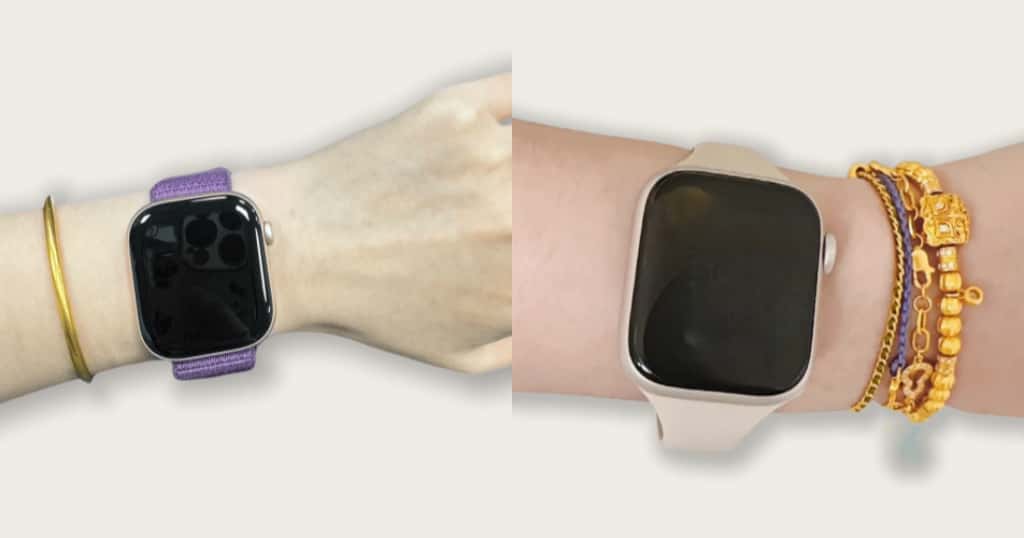 バンドとブレスレットの色の相性が悪い