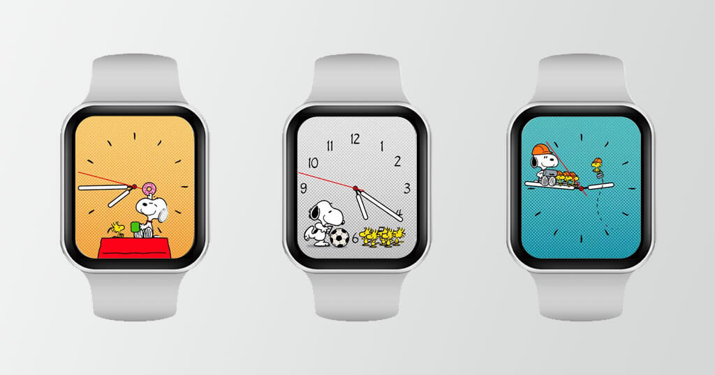 スヌーピー　 時計を見るたびにクスッと笑える癒し系文字盤