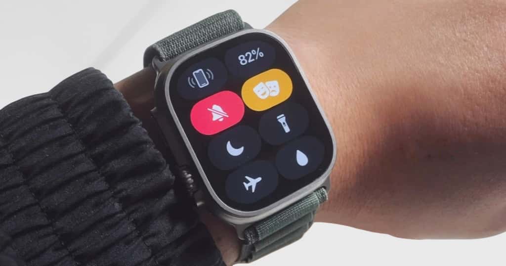 Apple Watchのシアターモード設定画面