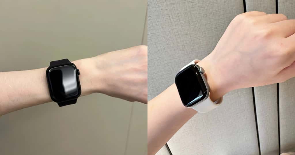 Apple Watch Series 11 ジェットブラックとスペースグレイの着用比較